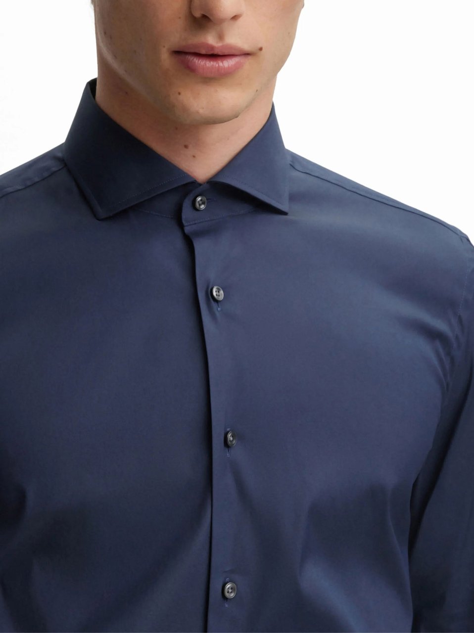 Boss Shirts Blu Navy