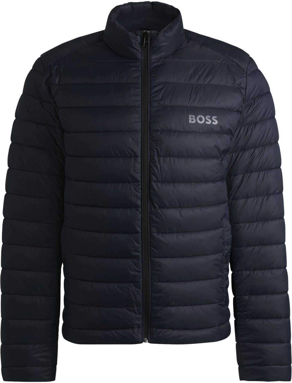 Boss Coats Blue Blauw