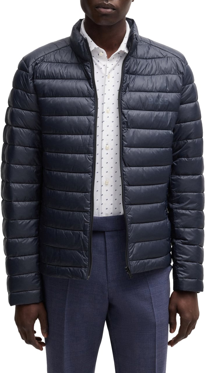Boss Coats Blue Blauw