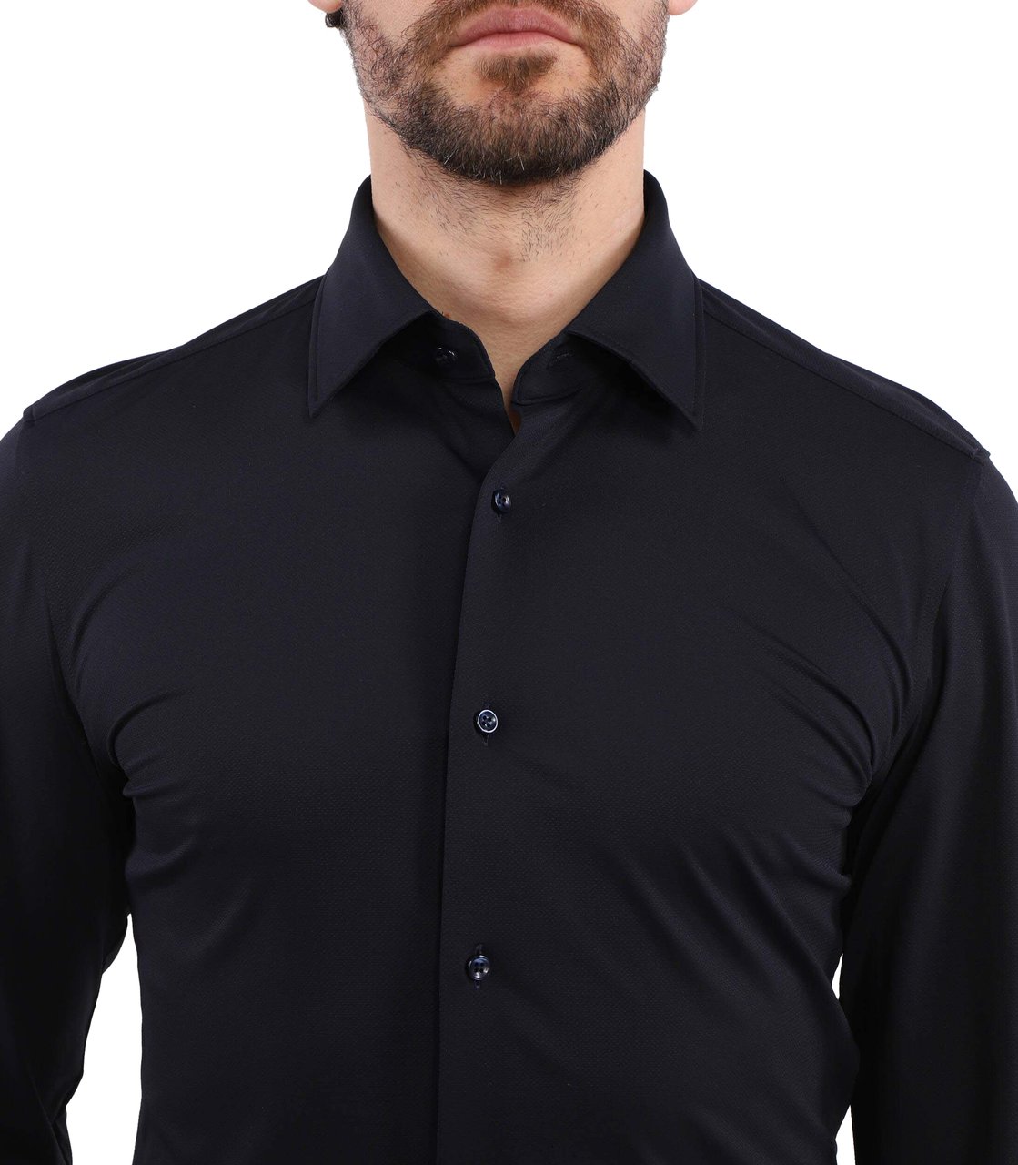 Boss Shirts Blue Blauw