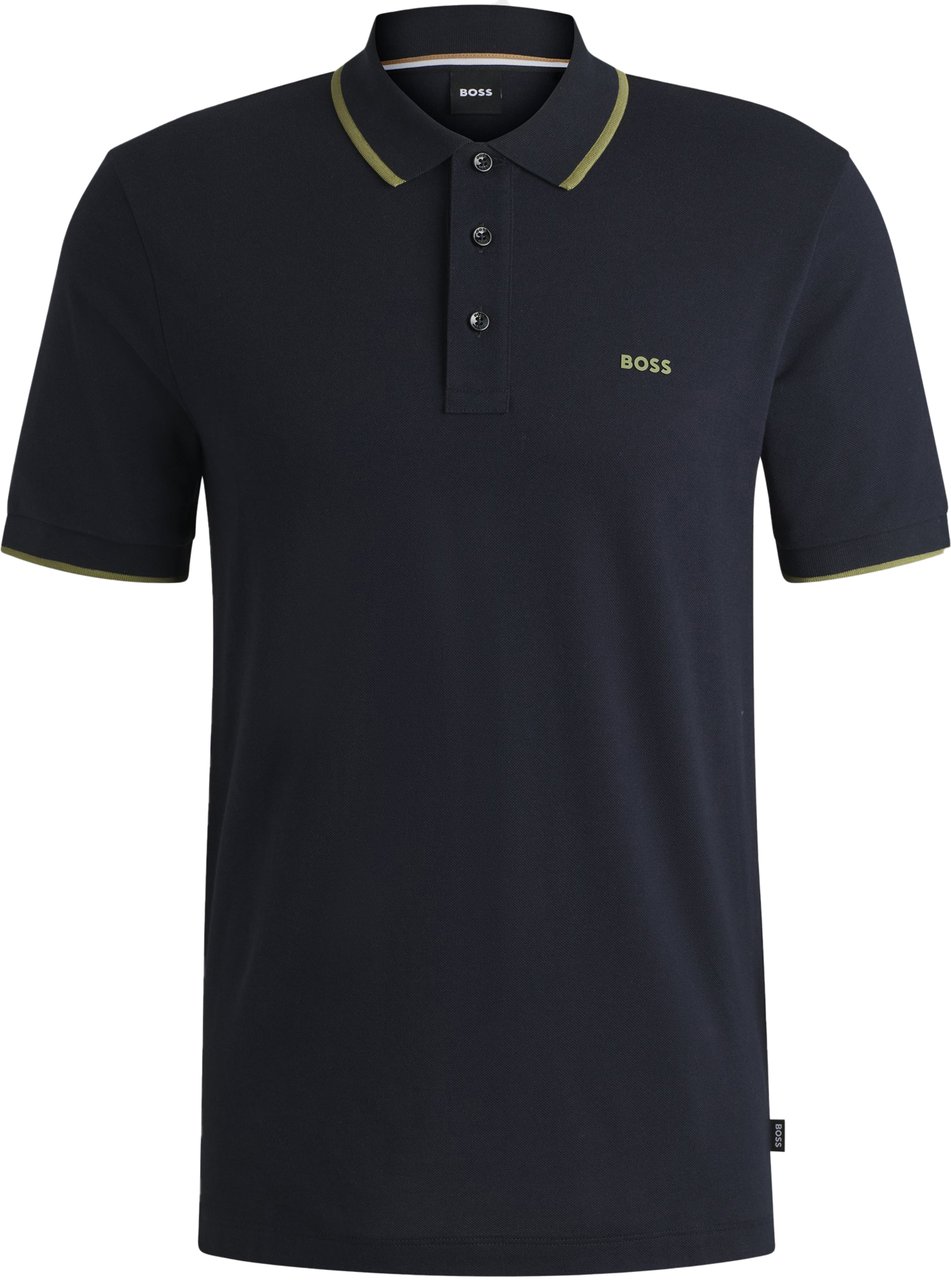 Boss T-Shirts And Polos Blue Blauw