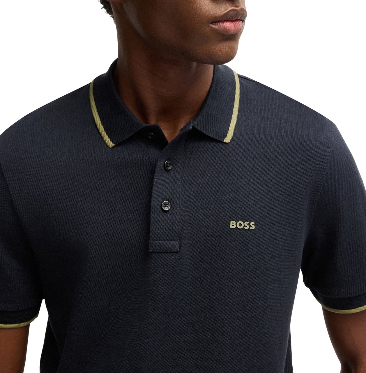 Boss T-Shirts And Polos Blue Blauw