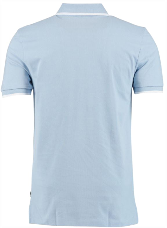 Boss T-Shirts And Polos Light Pastel Blue Blauw