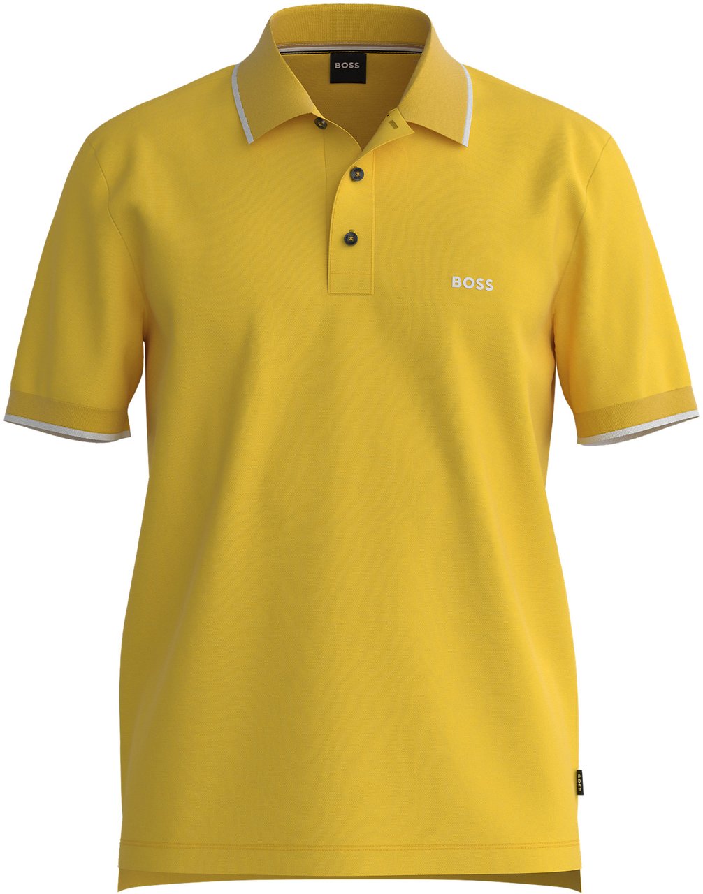 Boss T-Shirts And Polos Open Yellow Geel