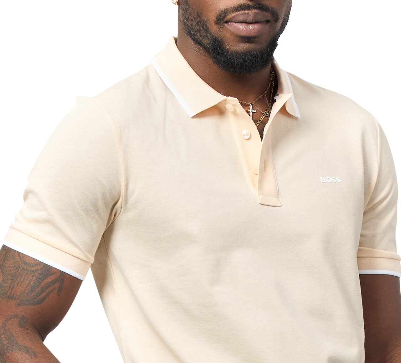 Boss T-Shirts And Polos Open Orange Oranje