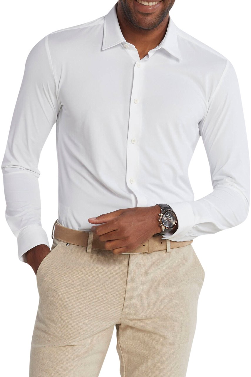 Boss Shirts White Wit