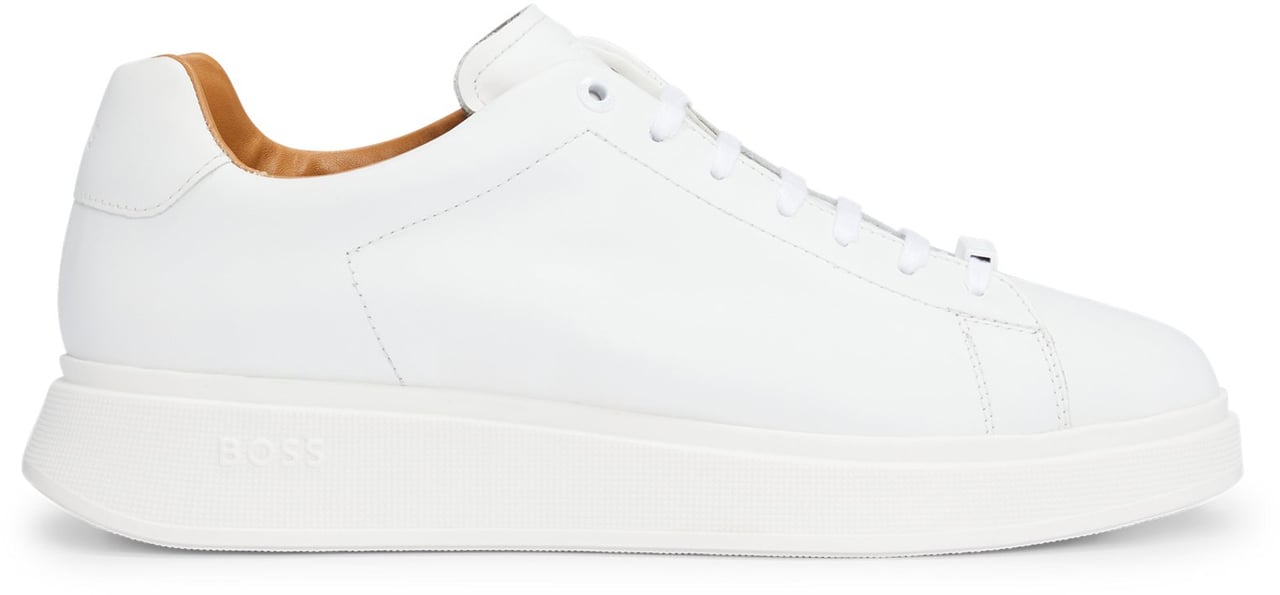 Boss Flat Shoes White Wit