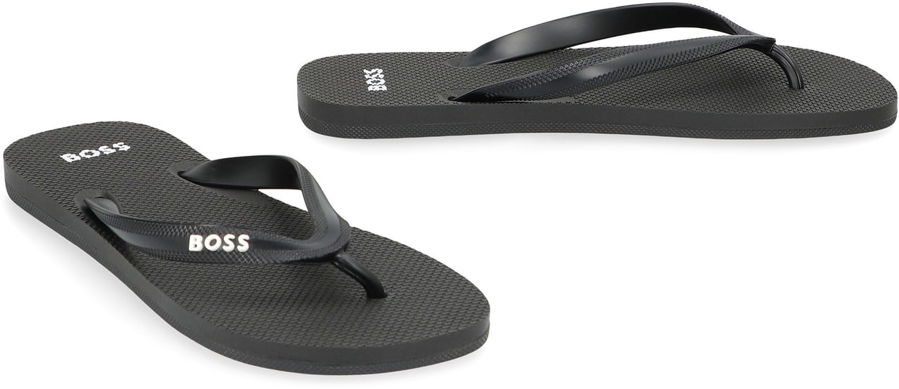 Boss Flip-flops made of rubber Zwart