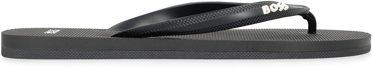 Boss Flip-flops made of rubber Zwart