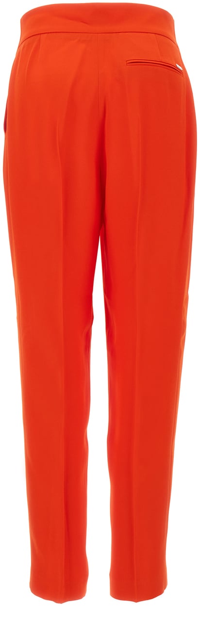 Boss BOSS Coral acetate blend pant Rood