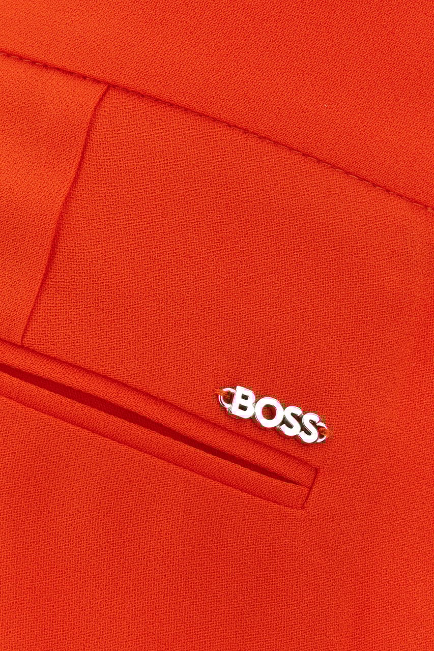 Boss BOSS Coral acetate blend pant Rood