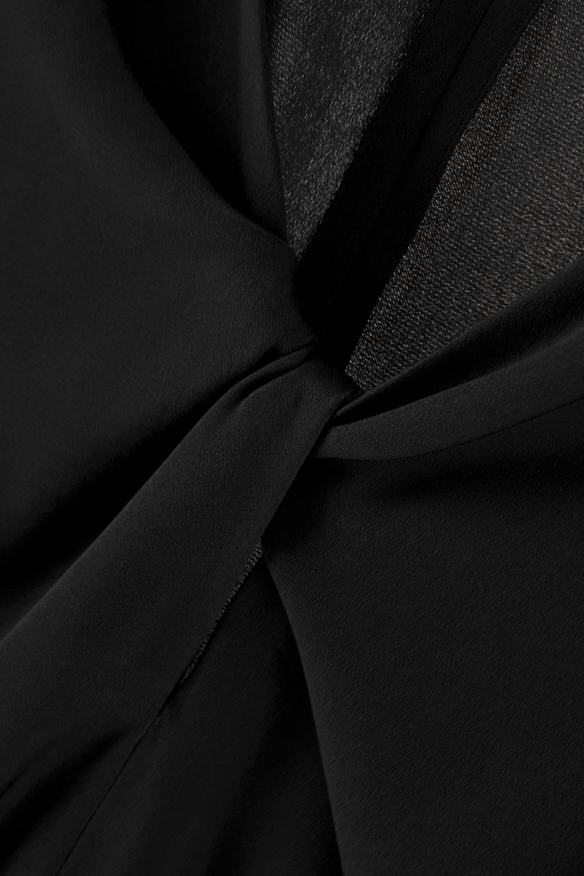 Boss BOSS Black stretch silk blouse Zwart