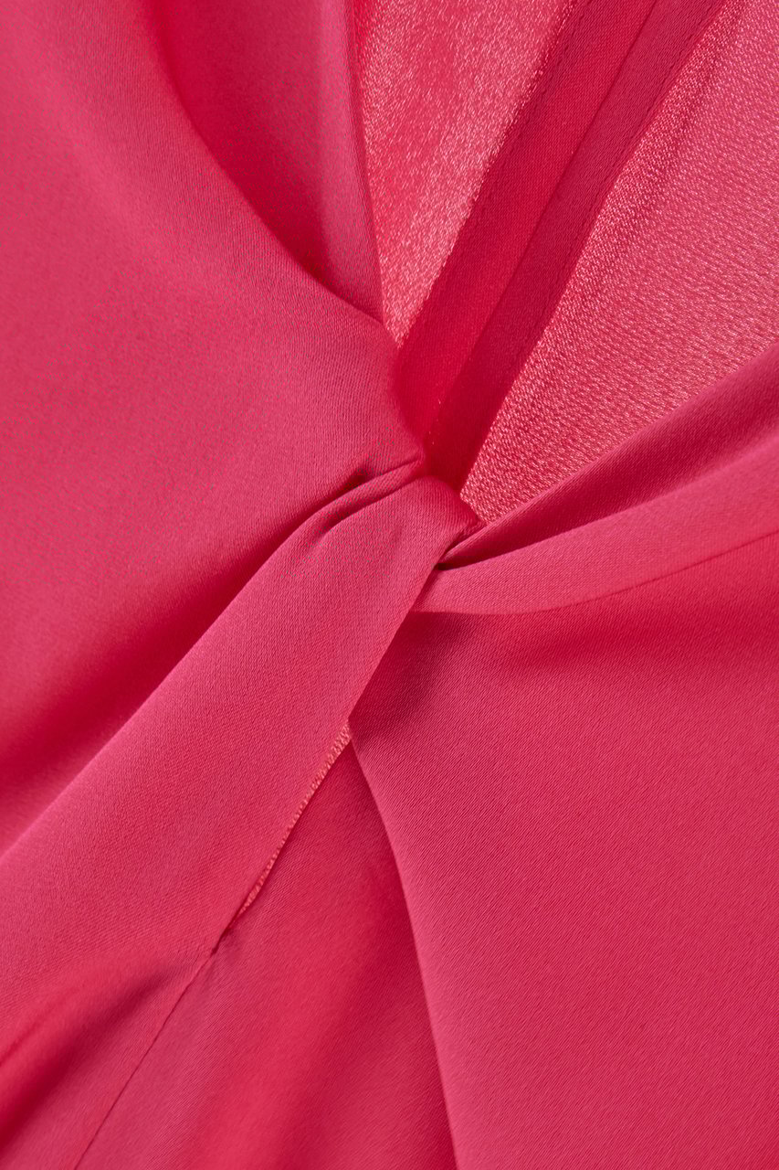 Boss BOSS Fuchsia stretch silk blouse Roze