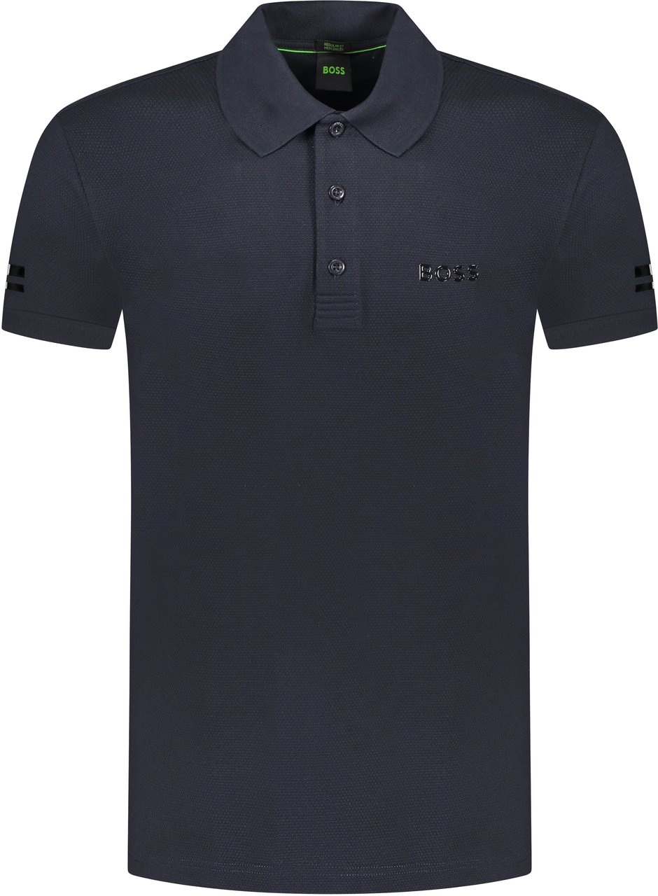 Boss Polo Blauw Blauw