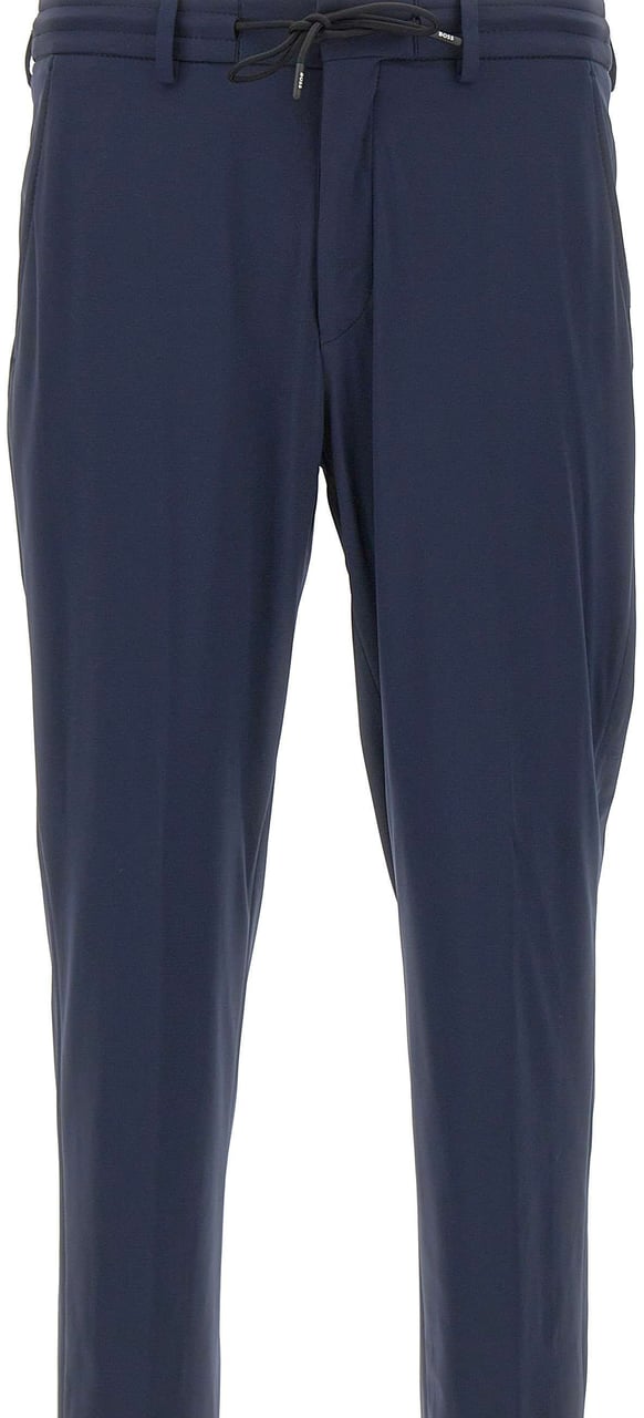 Boss Trousers Blue Navy