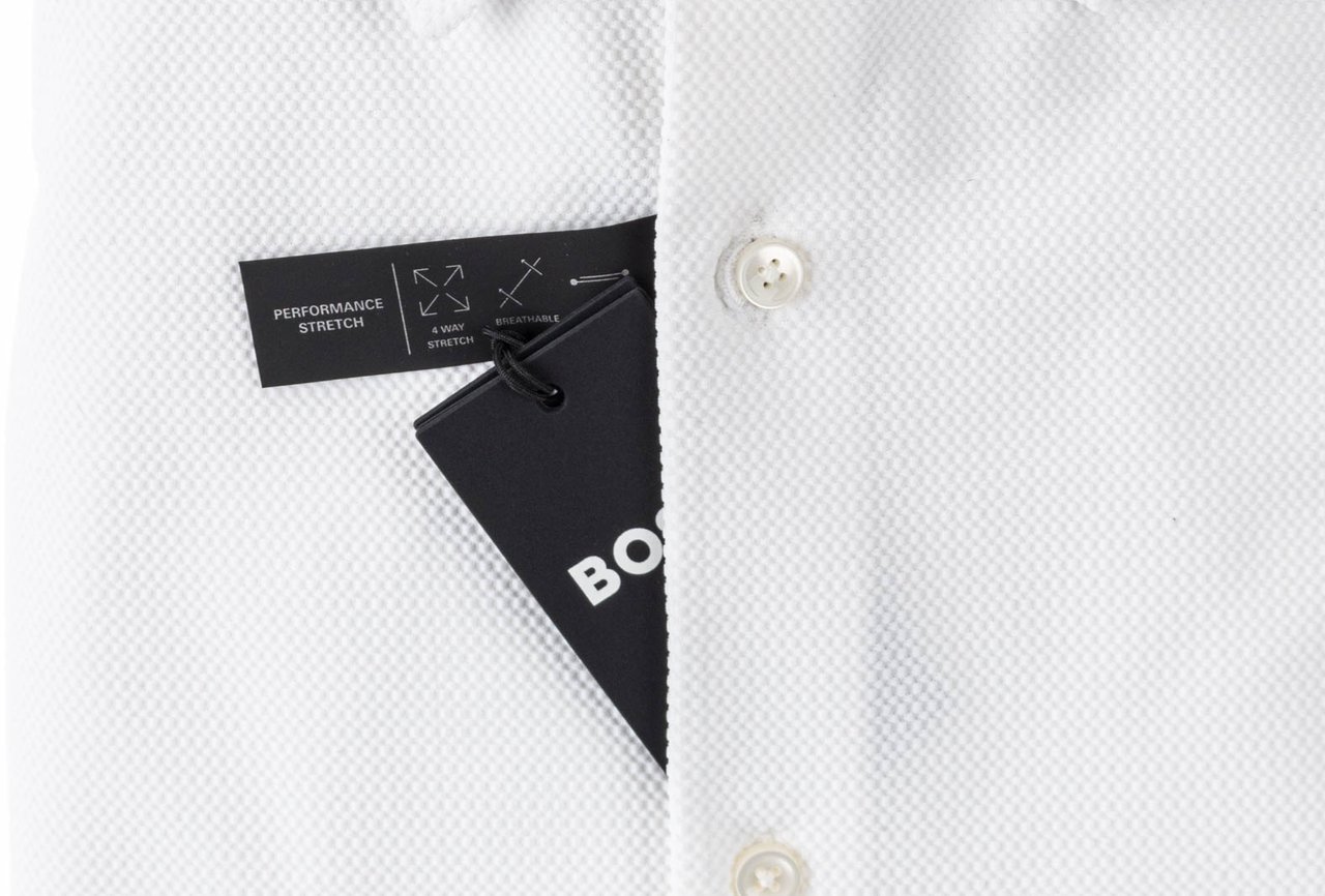Boss Shirts White Wit