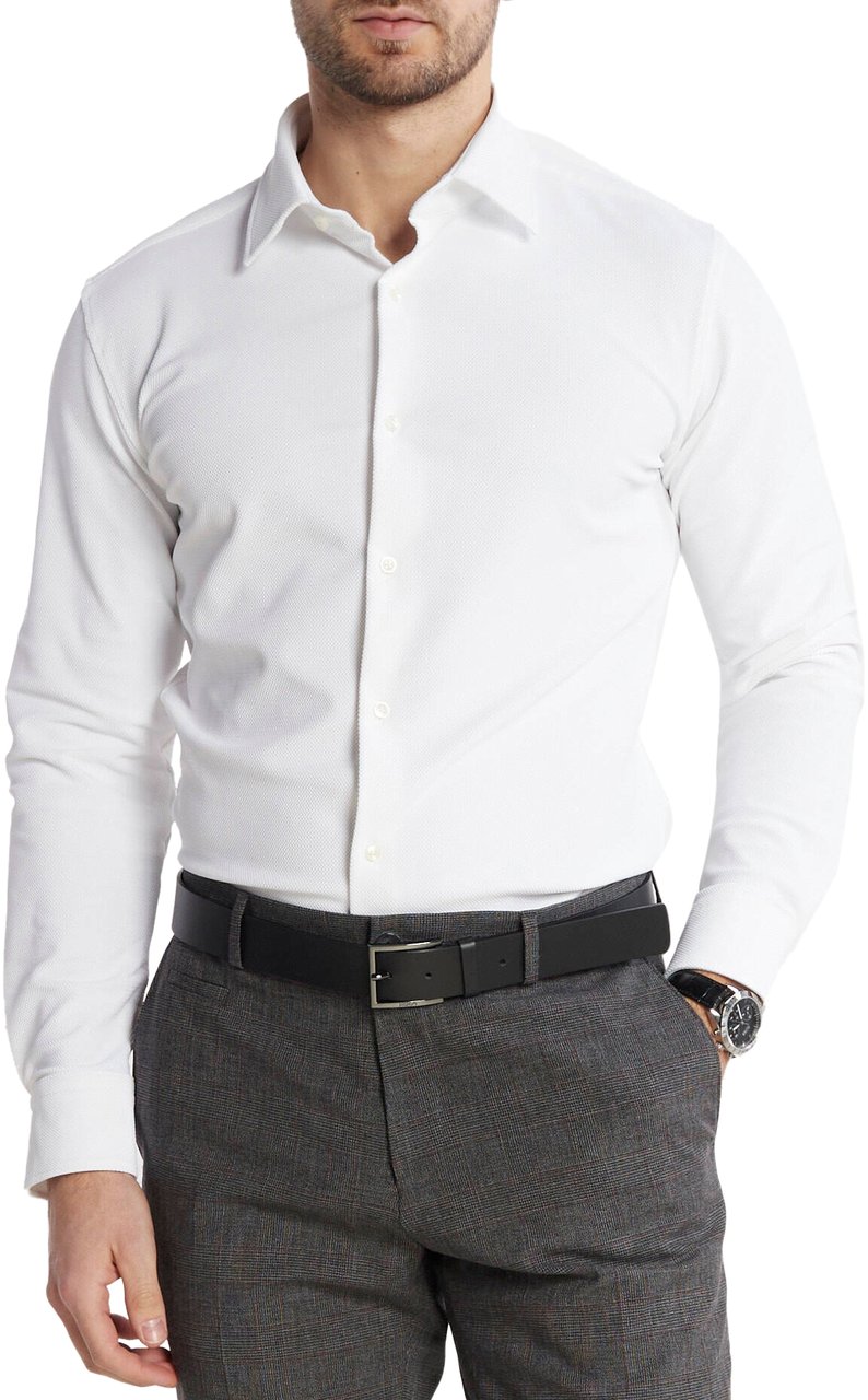 Boss Shirts White Wit