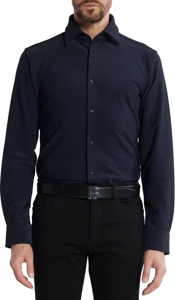 Boss Shirts Blue Blauw