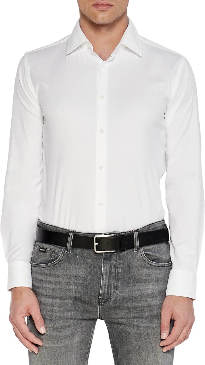 Boss Shirts White Wit