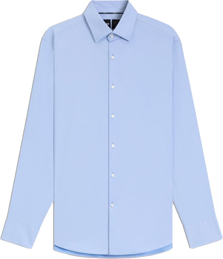 Boss Shirts Light/Pastel Blue Lichtblauw