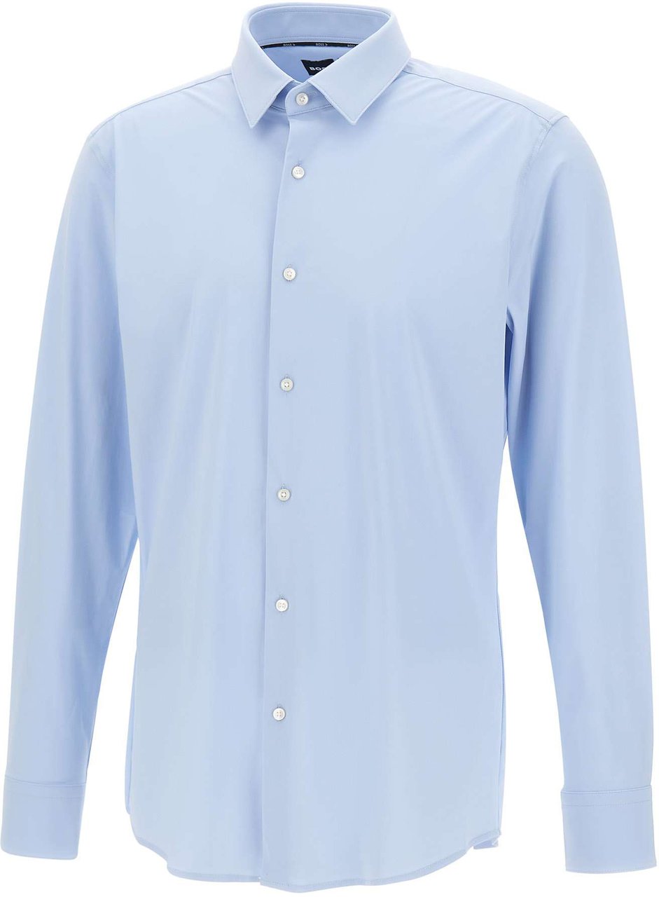 Boss Shirts Blue Blauw