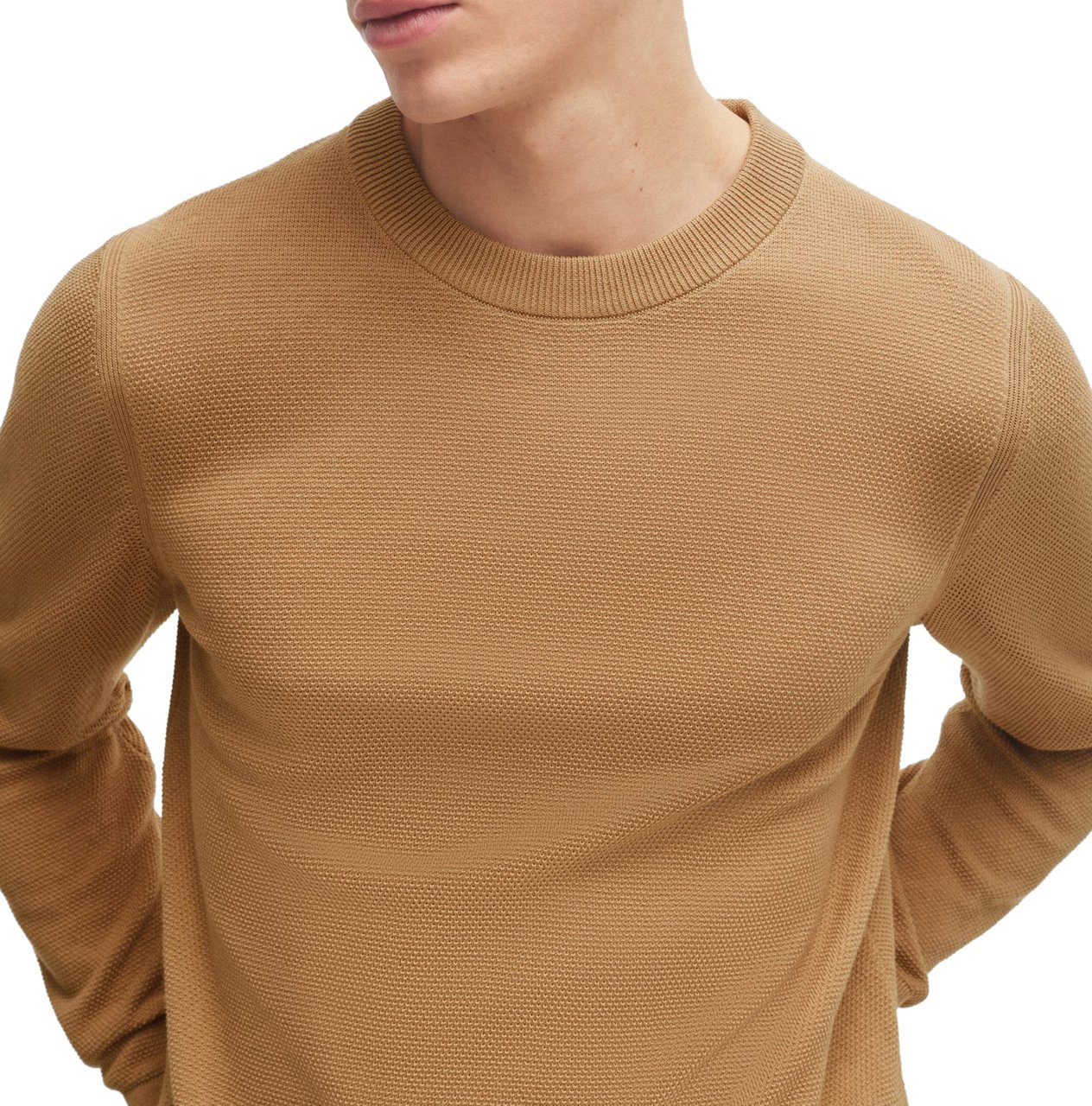 Boss Sweaters Beige Beige