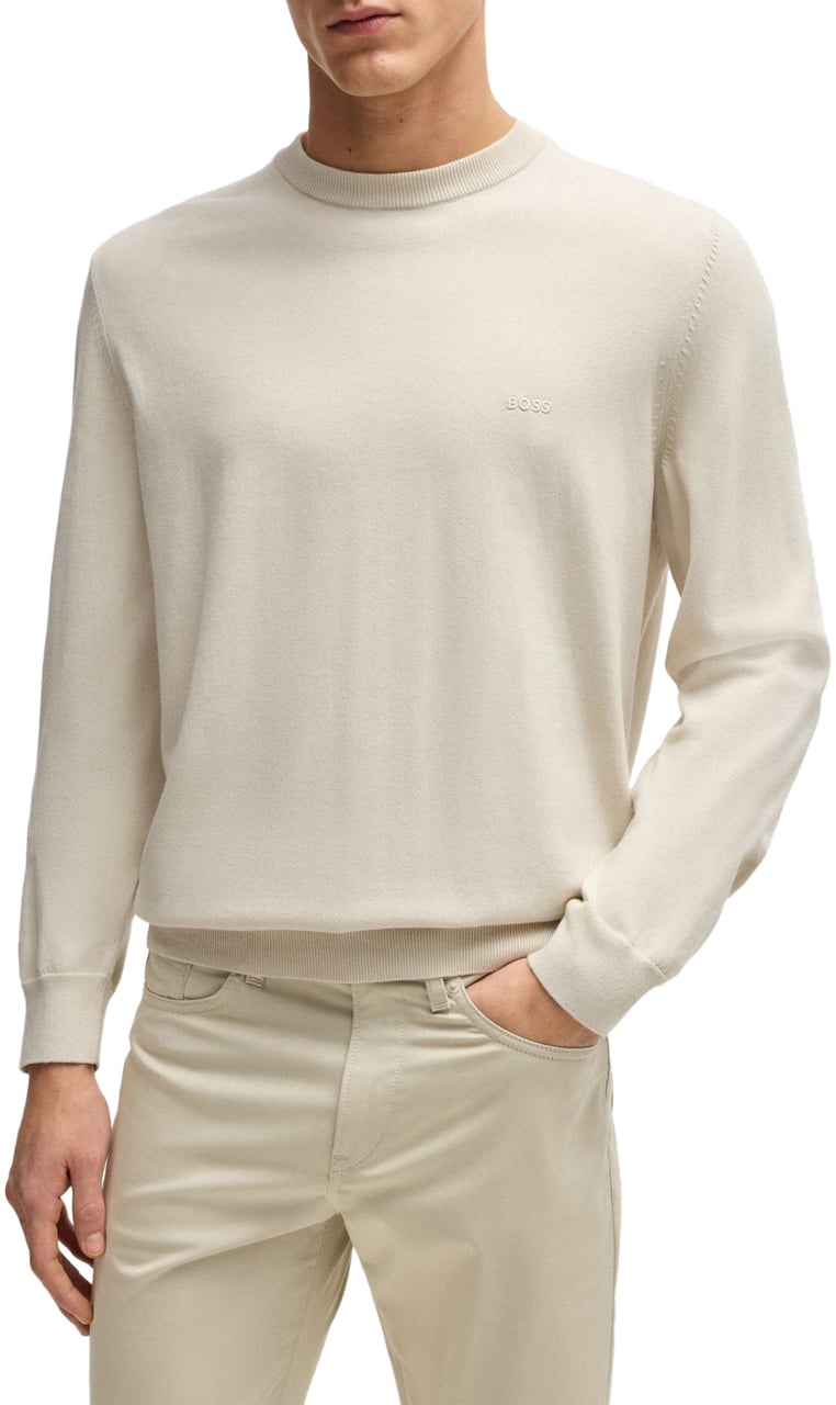 Boss Sweaters Open White Wit
