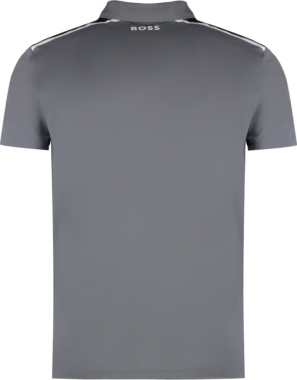 Boss Techno jersey polo shirt Grijs