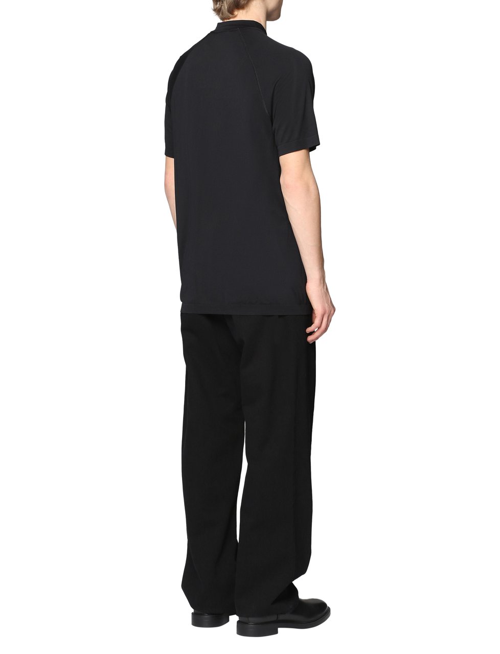 Boss BOSS X MATTEO BERRETTINI - Technical fabric polo shirt Zwart