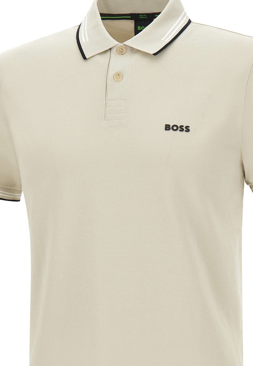 Boss T-Shirts And Polos Beige Beige