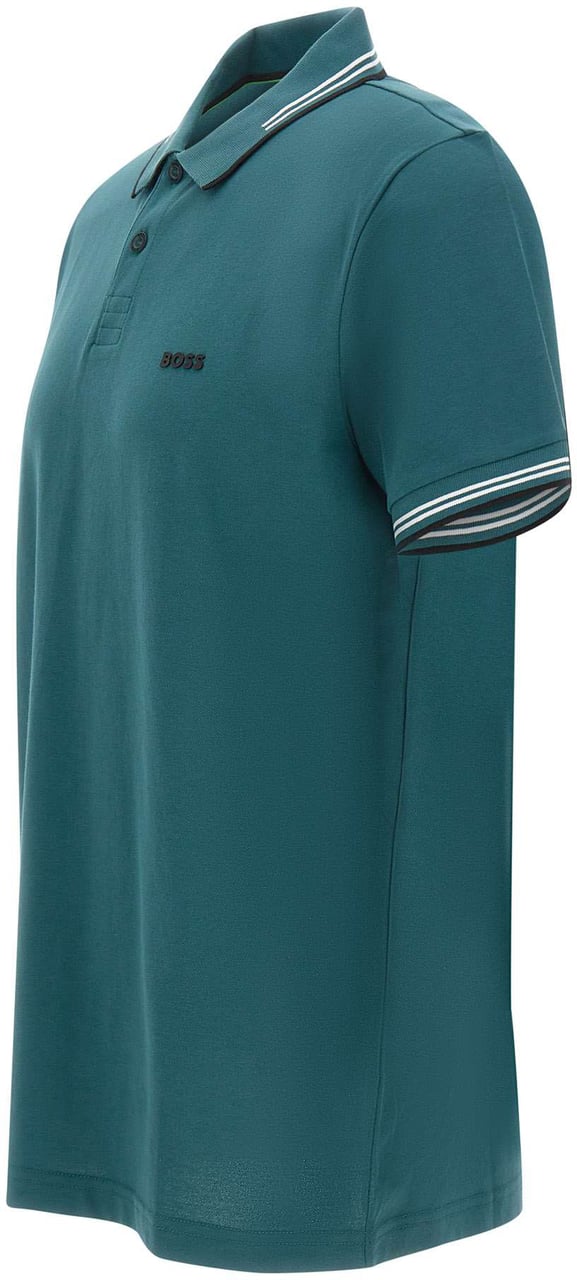 Boss T-Shirts And Polos Green Groen