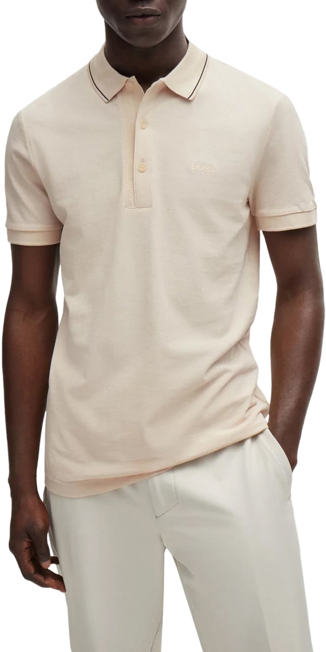 Boss T-Shirts And Polos Open White Wit