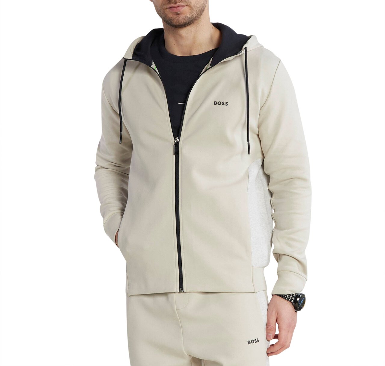 Boss Trousers Beige Beige