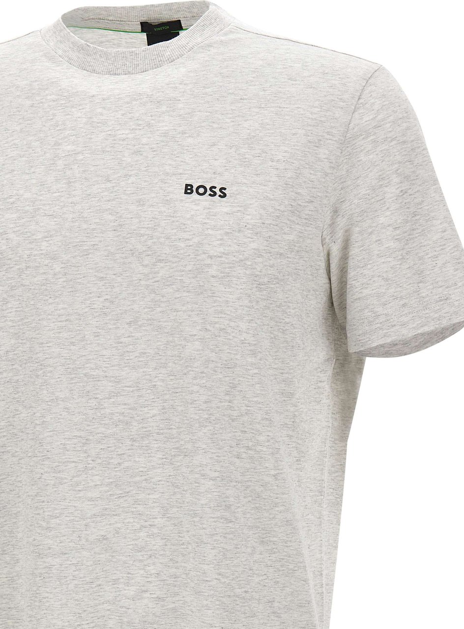Boss T-Shirts And Polos Grey Lichtgrijs