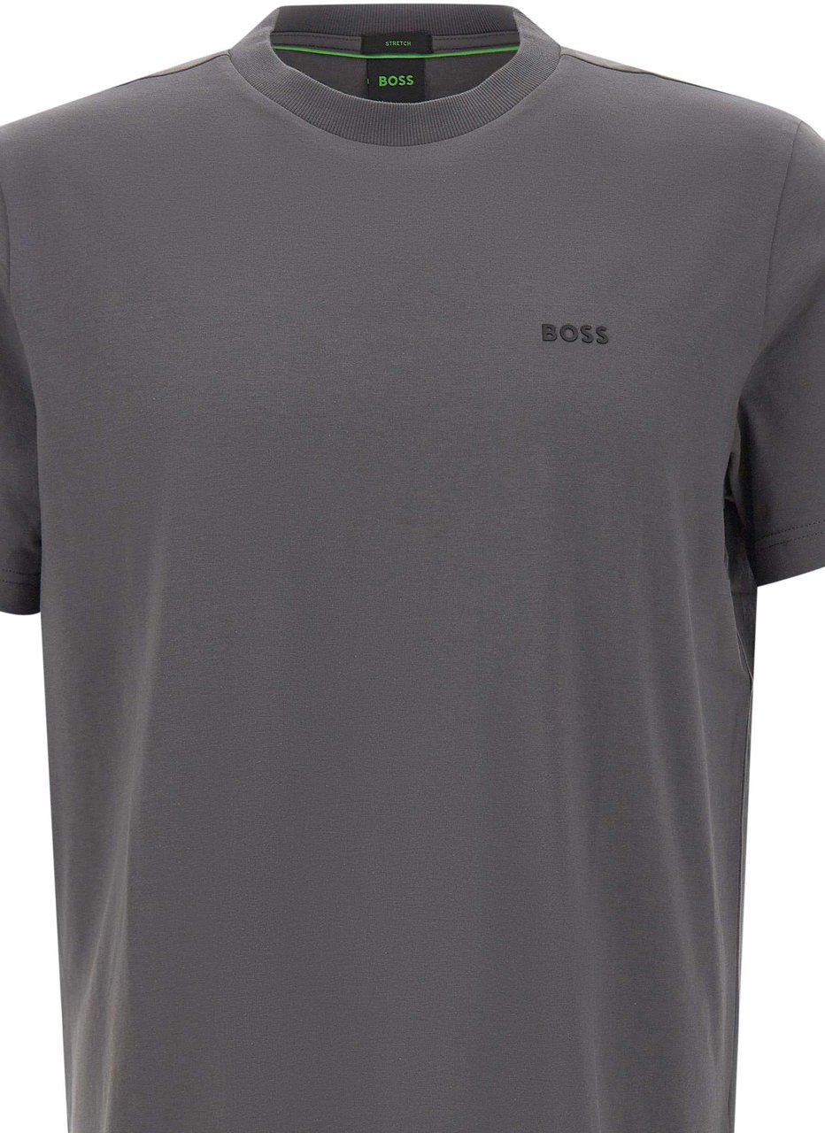 Boss T-Shirts And Polos Grey Donkergrijs