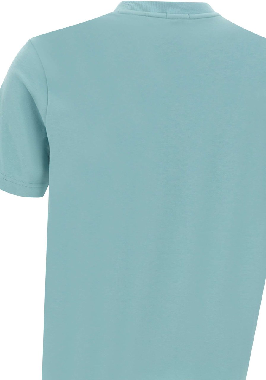 Boss T-Shirts And Polos Light Blue Lichtblauw