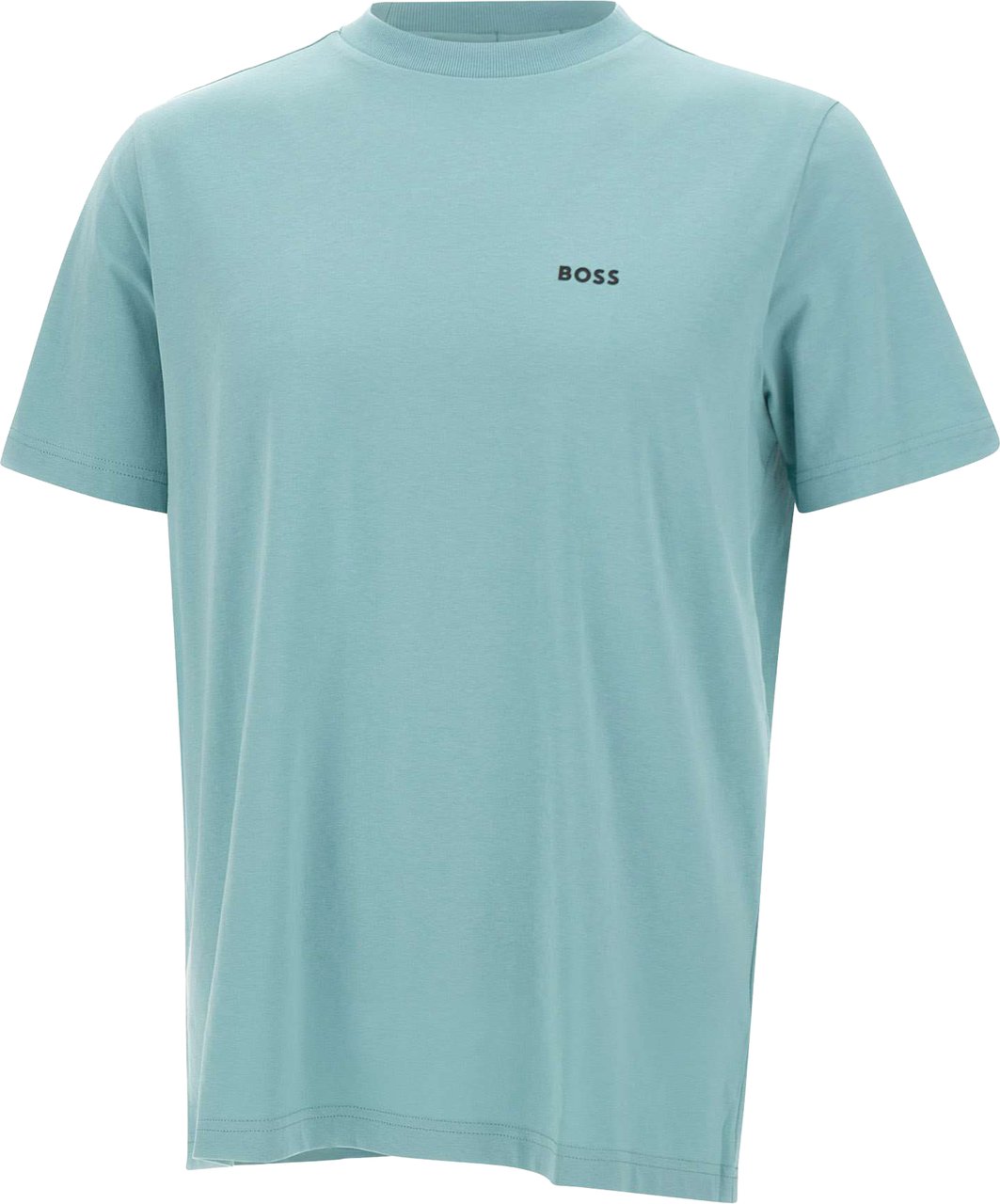 Boss T-Shirts And Polos Light Blue Lichtblauw