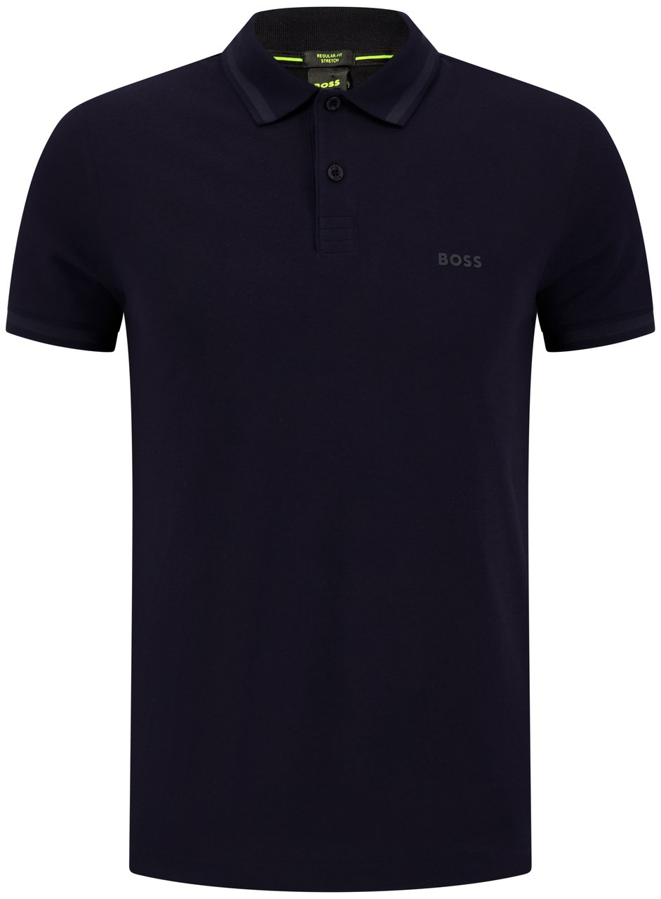 Boss Polo Blauw Blauw