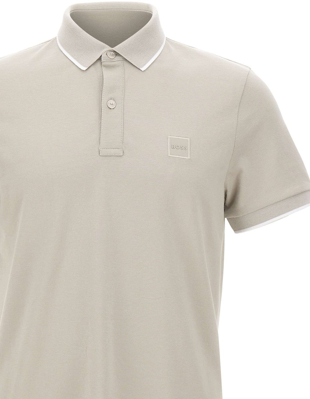 Boss T-Shirts And Polos Grey Taupe