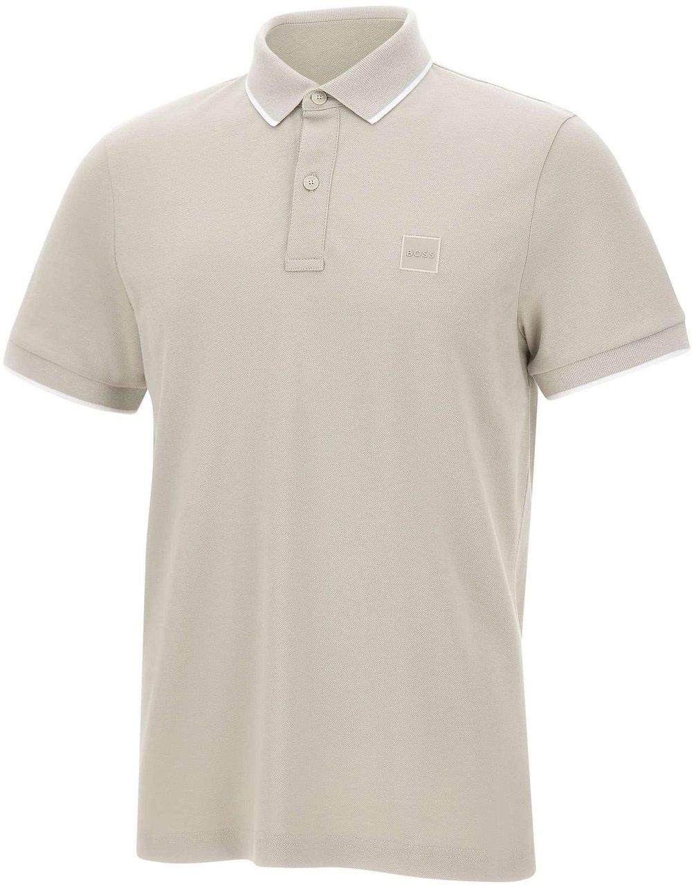 Boss T-Shirts And Polos Grey Taupe