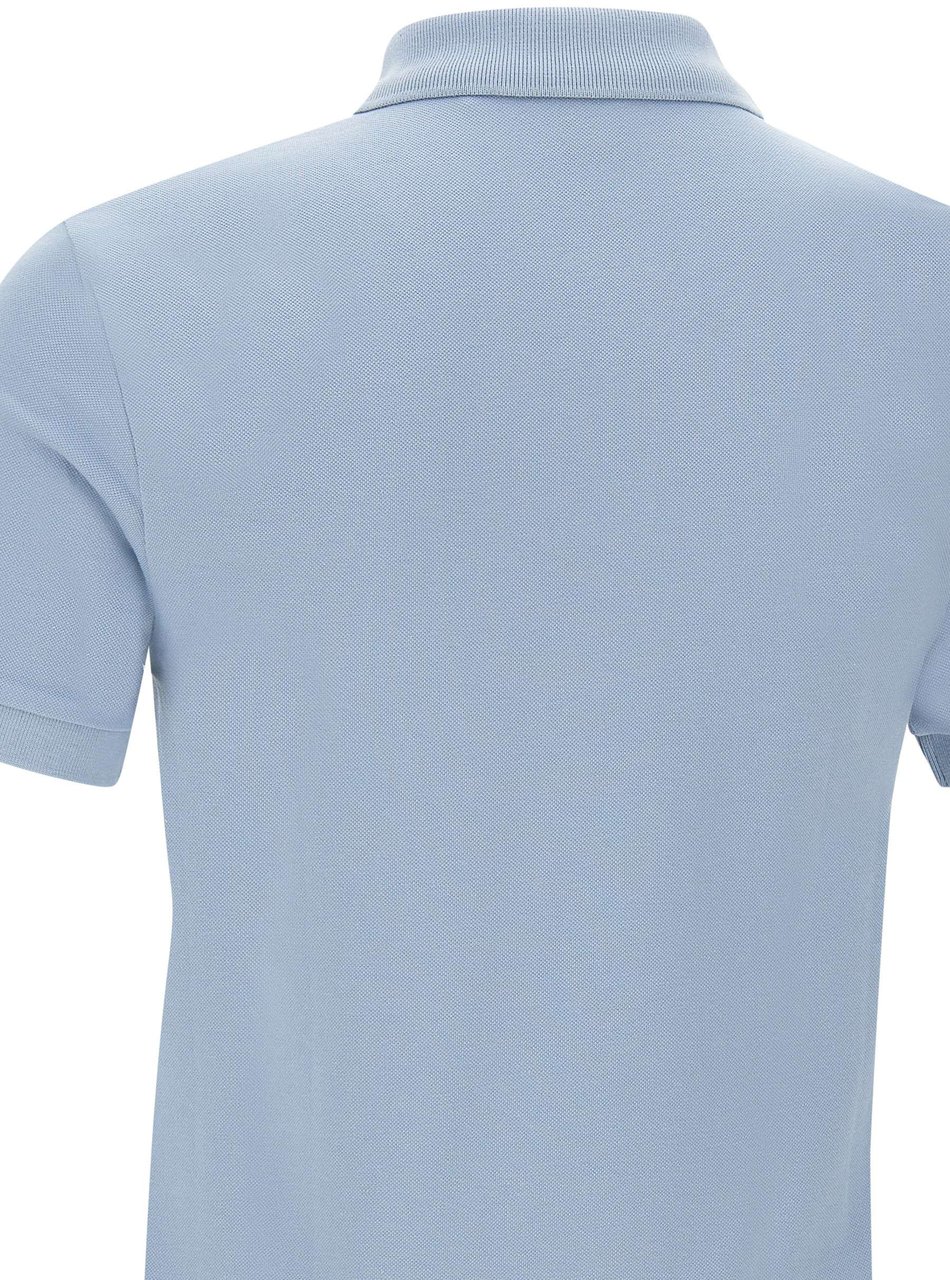 Boss T-Shirts And Polos Light Blue Lichtblauw