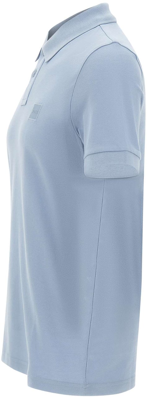 Boss T-Shirts And Polos Light Blue Lichtblauw