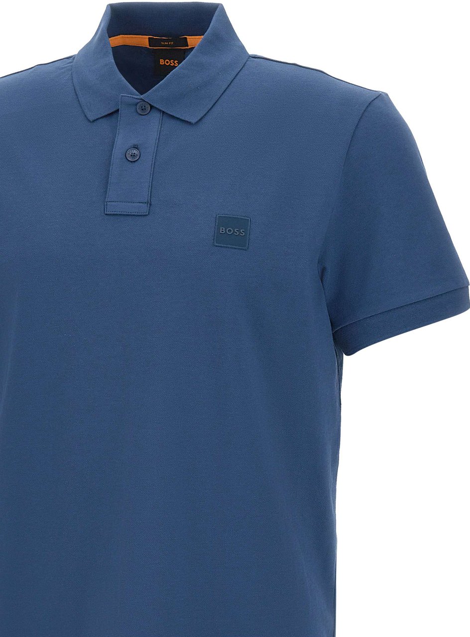 Boss T-Shirts And Polos Blue Blauw