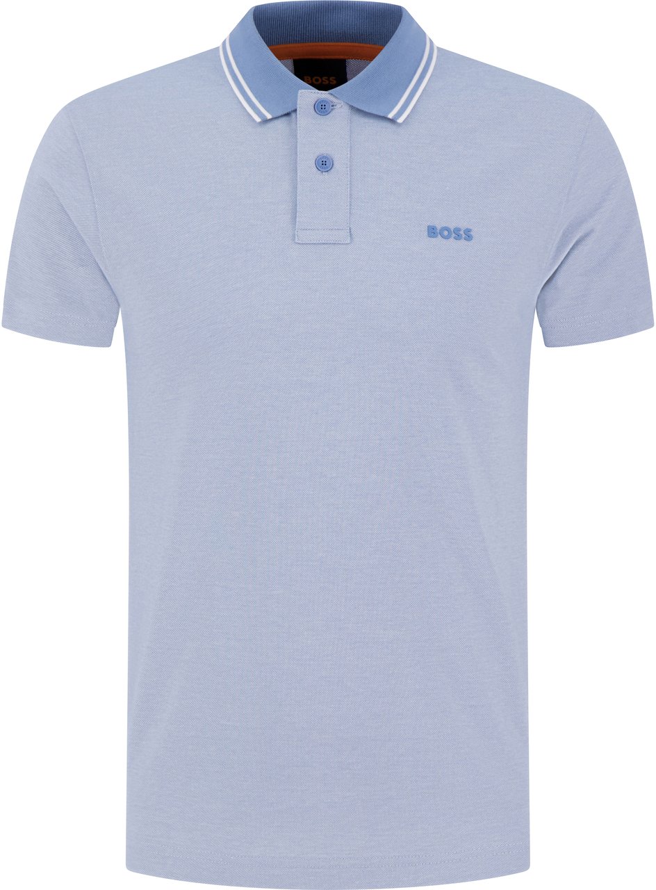 Boss Polo Blauw Blauw