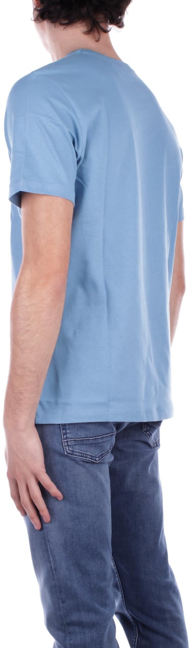 Boss T-Shirts And Polos Light Blue Blauw
