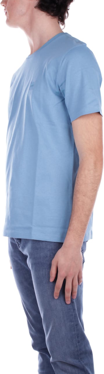 Boss T-Shirts And Polos Light Blue Blauw