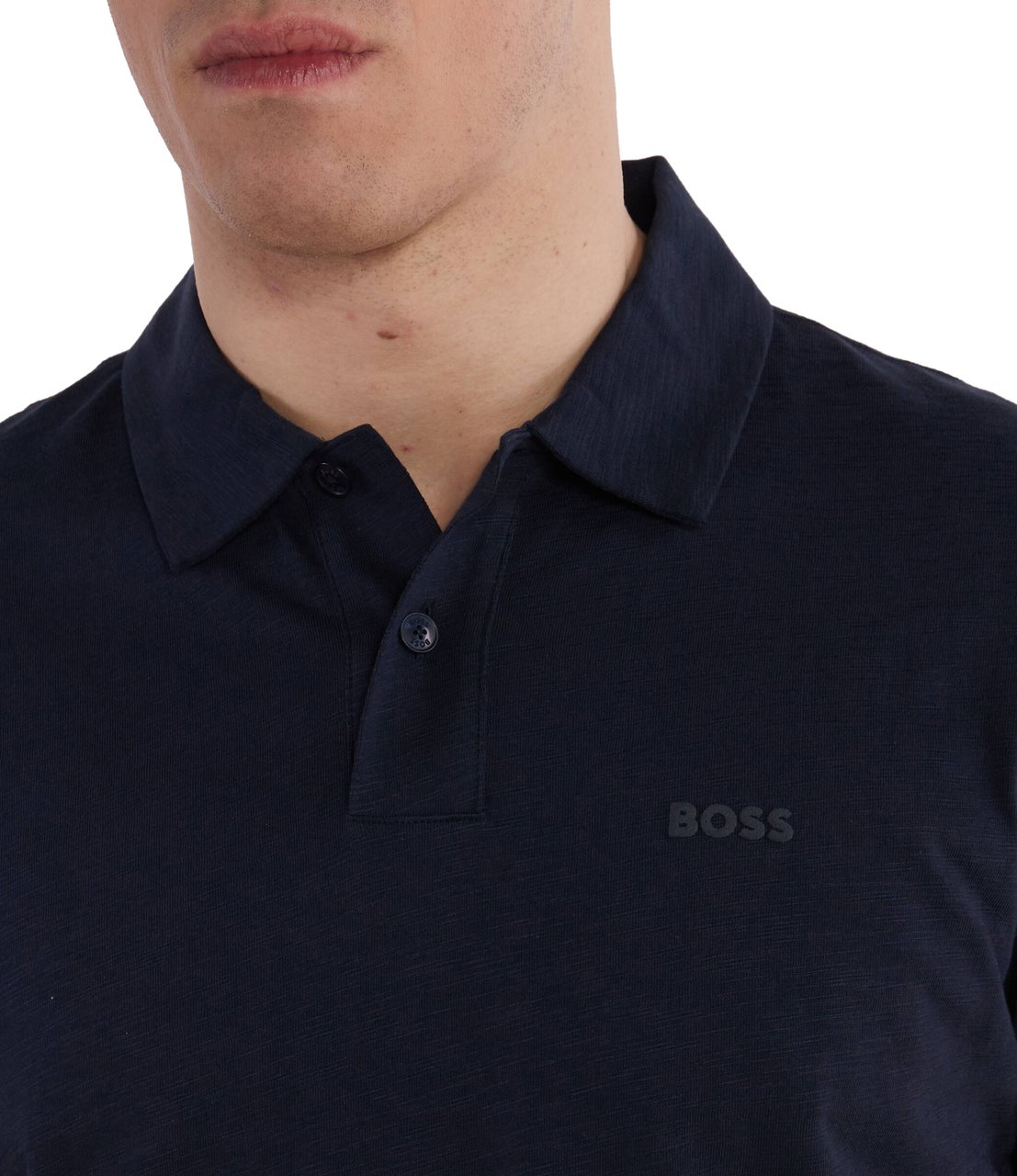 Boss T-Shirts And Polos Blue Blauw