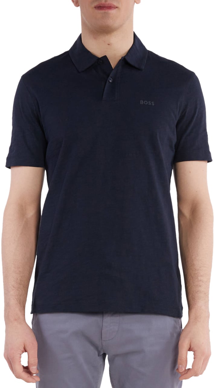 Boss T-Shirts And Polos Blue Blauw