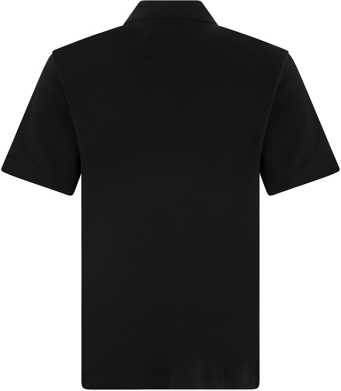 Boss Cotton polo Zwart