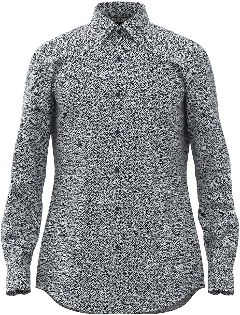 Boss Shirts Blue Blauw